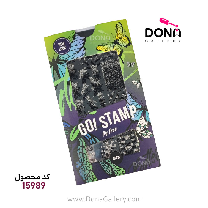 شابلون فلزي روسي Go Stamp کد 232