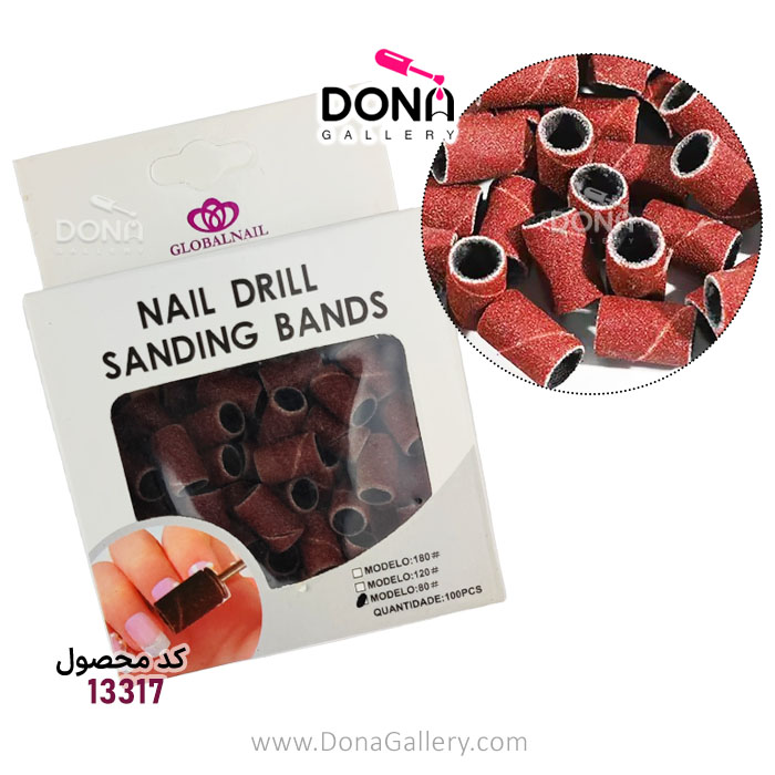 سرسوهان کاغذي 80 جعبه اي Global Nail