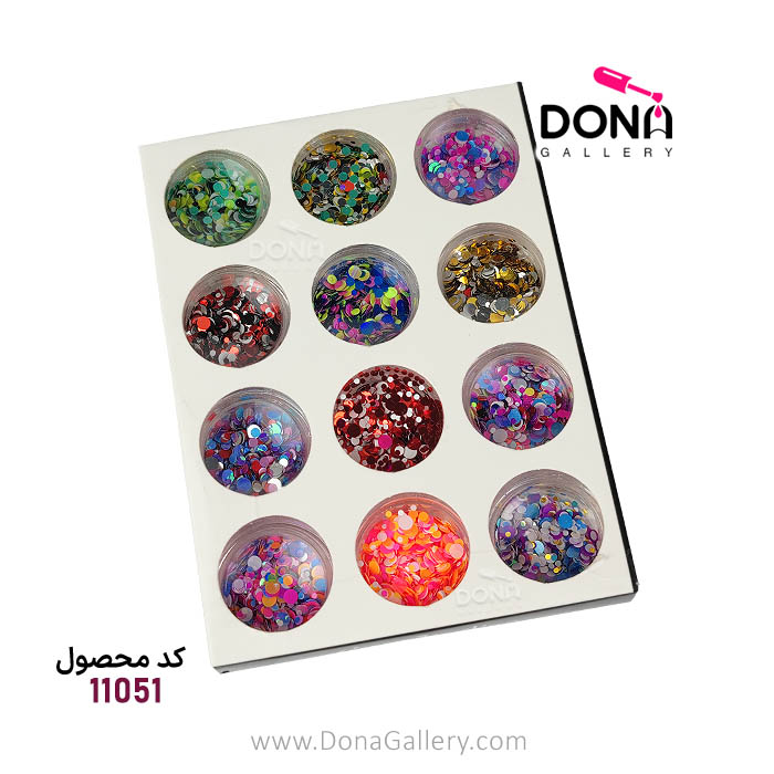 ديزاين پولک رنگي 12عددي