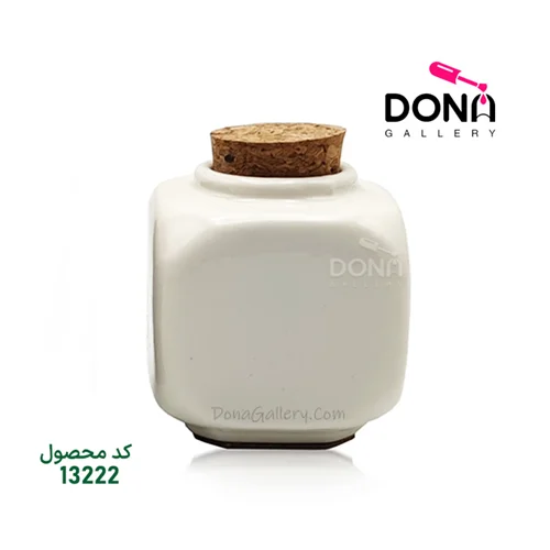 گوده سراميکي سفيد کوچک