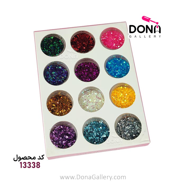 ديزاين اکليل درشت رنگي 12عددي