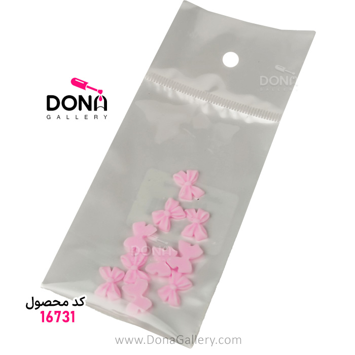 پيکسل ناخن پاپيون صورتي کد5