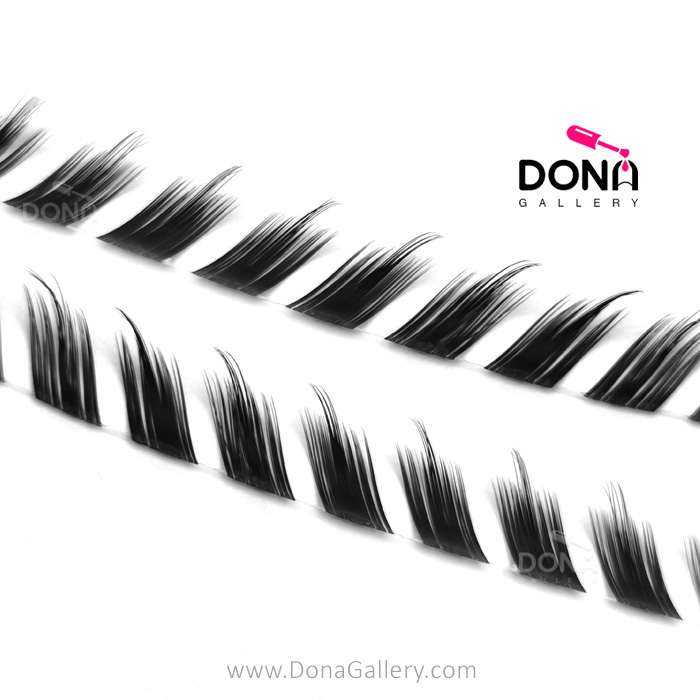 مژه ریسه ای فاکس (روباهی) چپ و راست