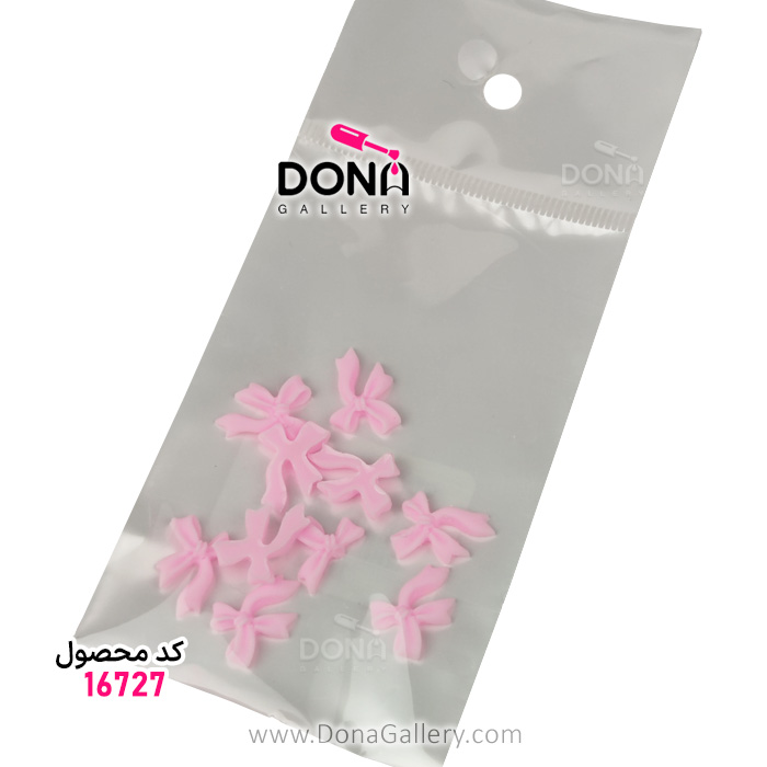 پيکسل ناخن پاپيون صورتي کد1