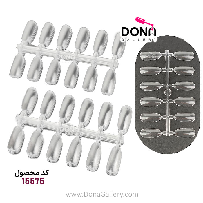 ناخن آلبوم گرد قوس دار شيشه اي 120عددي