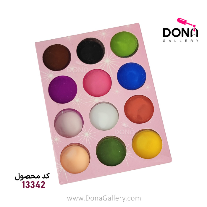 ديزاين پودر رنگي 12عددي
